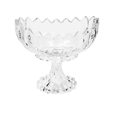 CJ 6 BOWLS C/PÉ DE CRISTAL GENEVA 12X12CM