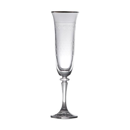 CJ 6 TAÇAS P/CHAMPAGNE DE CRISTAL ECOLÓGICO
