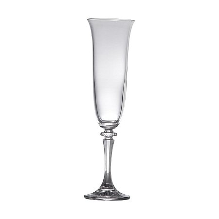 CJ 6 TAÇAS P/CHAMPAGNE DE CRISTAL ECOLÓGICO KLEOPATRA 175ML