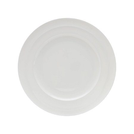 JG 6 PRATOS RASO DE PORCELANA BONE CHINA BAMBOO 28CM