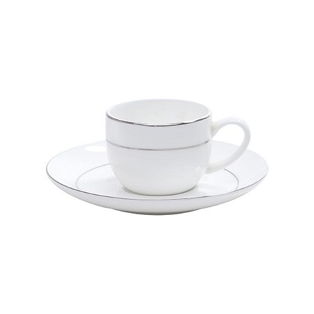 JG 6 XÍCARAS P/CAFÉ C/PIRES DE PORCELANA