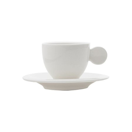 JG. 6 XÍCARAS DE PORCELANA C/PIRES 70ml