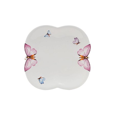 JG 6 PRATOS P/SOBREMESA DE PORCELANA