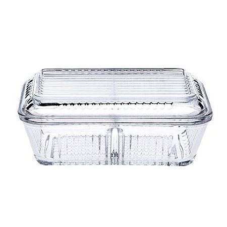 MANTEIGUEIRA COM DIVISORIA FRIGO EM VIDRO L17XP10XA5CM
