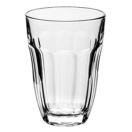 JOGO DE 6 COPOS BAROQUE EM VIDRO 235ML A10,5CM