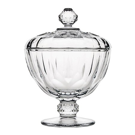 BOMBONIERE DIAMOND EM VIDRO D11XA15CM