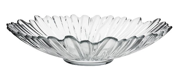 CENTRO DE MESA AURORA EM VIDRO 38CM
