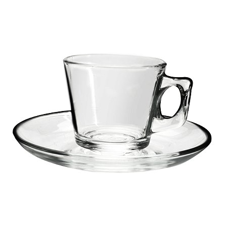 JG DE 12 PEÇAS PARA CAFÉ VELA EM VIDRO 80ML