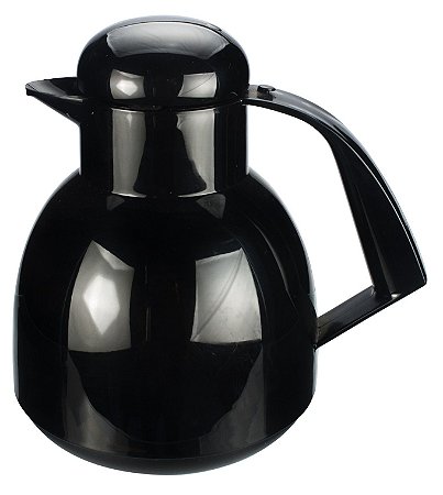 GARRAFA TÉRMICA EM ABS 1L PRETO