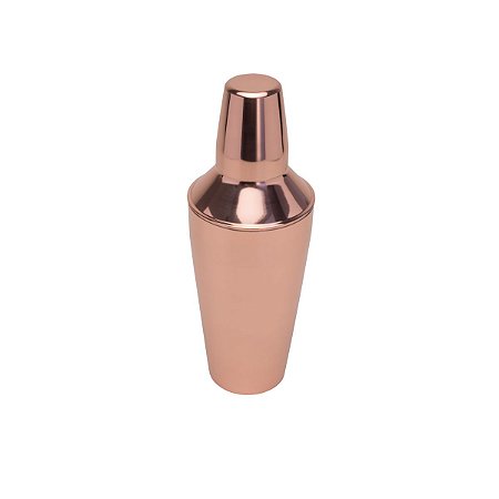 COQUETELEIRA DE AÇO INOX ACABAMENTO EM COBRE 750ML