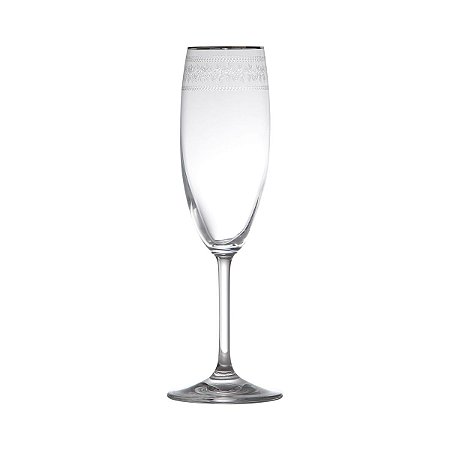 JG. 6 TAÇAS CHAMPAGNE INGRID PANTOG.PLATINA 175ml
