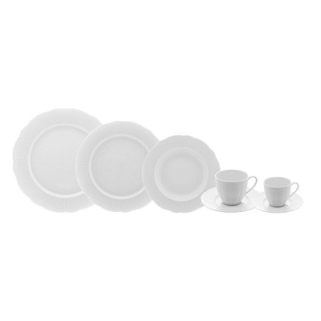AP JANTAR 42PC PORCELANA EDIRNE BRANCO