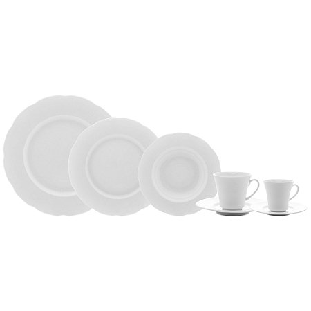 AP JANTAR 42PC PORCELANA ADANA BRANCO