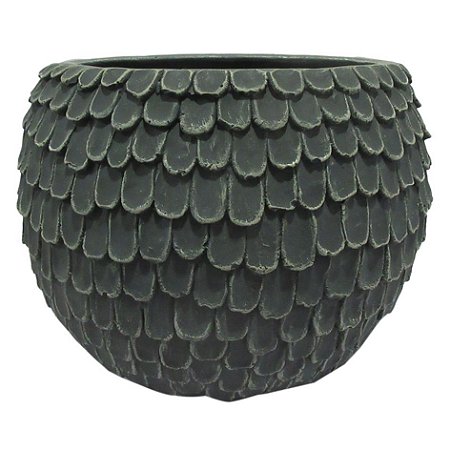 VASO DE CIMENTO PRETO