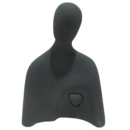 PECA DECORATIVA DE CIMENTO PRETO