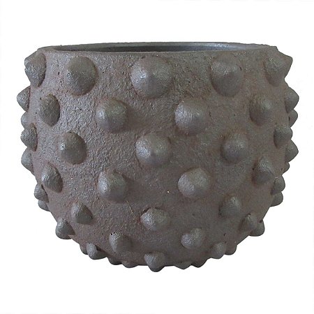 VASO EM CIMENTO CINZA