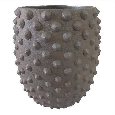 VASO EM CIMENTO CINZA