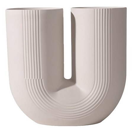VASO DE CERAMICA BEGE