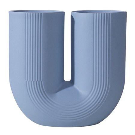VASO DE CERAMICA AZUL