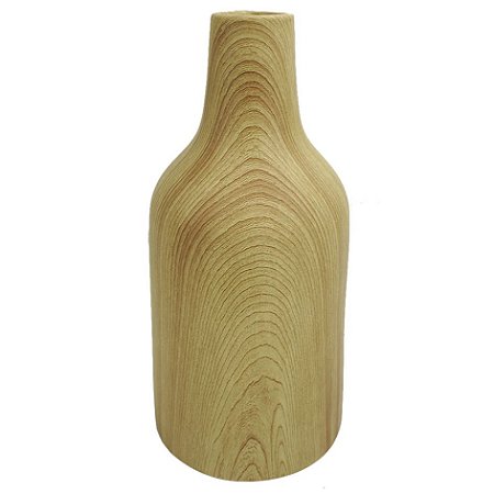 VASO DE CERAMICA COM EFEITO DE MADEIRA