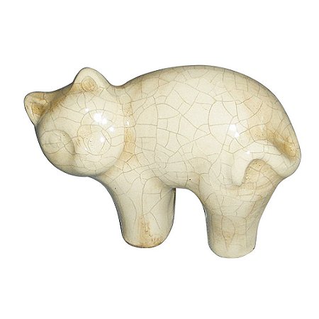 PECA DECORATIVA DE CERAMICA - GATO
