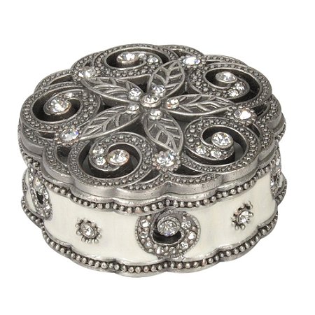 PORTA JOIA COM CRISTAL