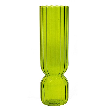 VASO DE VIDRO VERDE