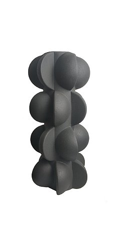 VASO DE CERAMICA PRETO