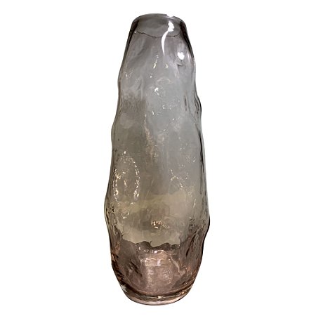 VASO DE VIDRO ROSA