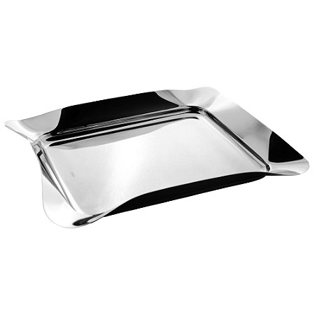 BANDEJA DE AÇO INOX BONBON 36CM X 30CM X 4,5CM - WOLFF