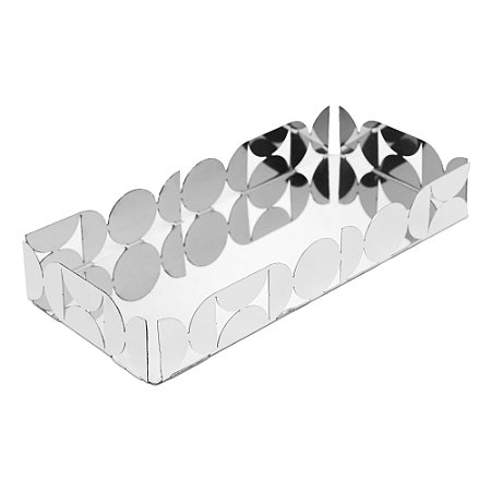 BANDEJA DE AÇO INOX BAUHAUS 30CM X 14CM X 4,5CM - WOLFF