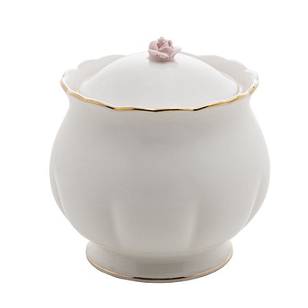 AÇUCAREIRO DE PORCELANA FLOWER 300ML - WOLFF