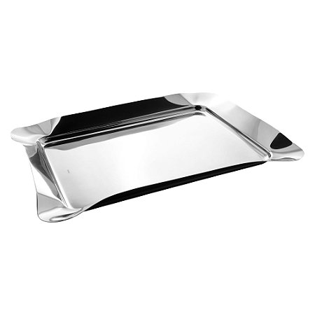 BANDEJA DE AÇO INOX BONBON 44CM X 33CM X 3,5CM - WOLFF