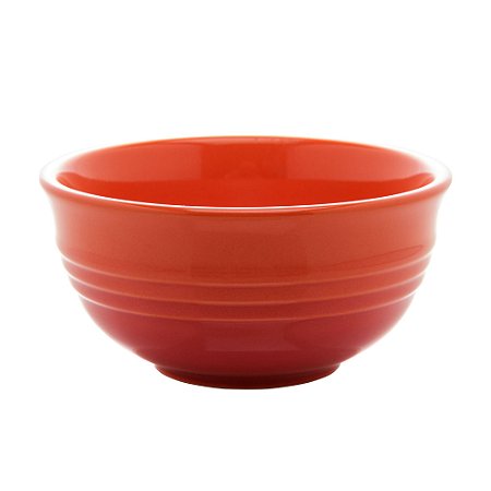 BOWL DE CERÂMICA RETRÔ LARANJA 14CM X 7CM - WOLFF