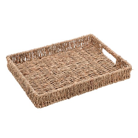 BANDEJA DE SISAL 30CM X 22CM X 4CM - WOLFF