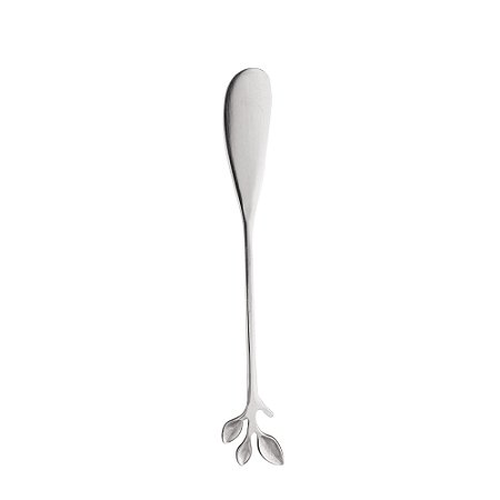 CONJUNTO 4 ESPÁTULAS DE AÇO INOX LEAVES PRATA - WOLFF