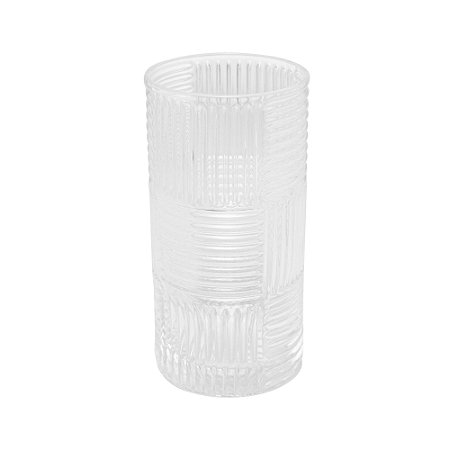 CONJUNTO 2 COPOS ALTOS DE VIDRO CHESS 400ML - WOLFF
