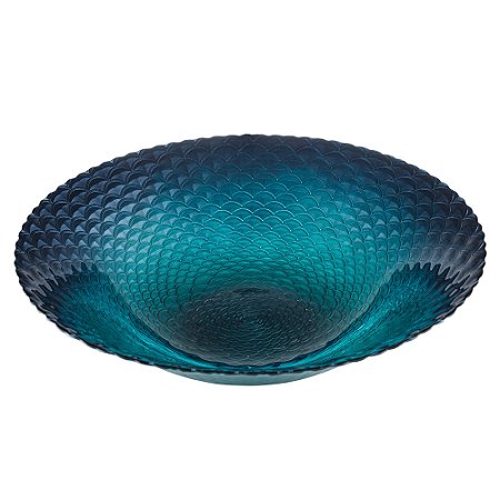 CENTRO DE MESA DE VIDRO SHIELD 40CM X 9,5CM - WOLFF