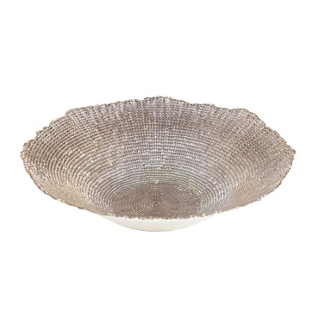 CENTRO DE MESA DE VIDRO INFINITY 40CM X 10CM - WOLFF