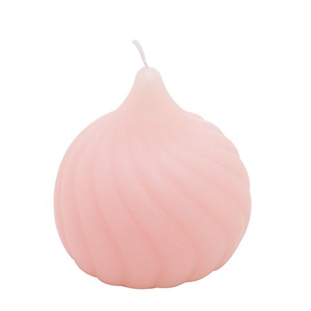 VELA DE PARAFINA SUSPIRO ROSÉ 6,5CM X 7CM - WOLFF