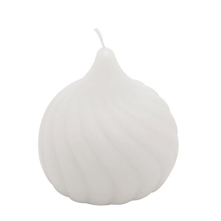 VELA DE PARAFINA SUSPIRO BRANCA 6,5CM X 7CM - WOLFF