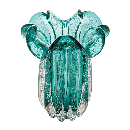 VASO DE VIDRO ITALY TIFFANY 19CM X 24CM - WOLFF