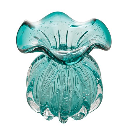 VASO DE VIDRO ITALY TIFFANY 11,5CM X 13CM - WOLFF