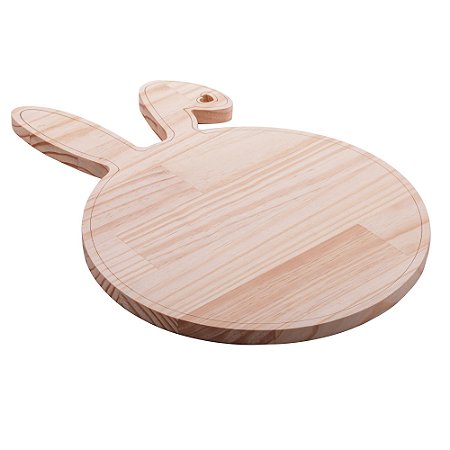 TÁBUA DE MADEIRA PINUS COELHO EASTER 43CM X 30CM X 2CM - WOODART