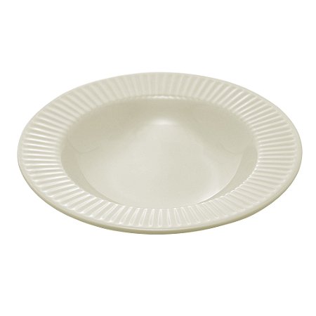 PRATO FUNDO DE CERÂMICA LINES 22,5 CM - WOLFF