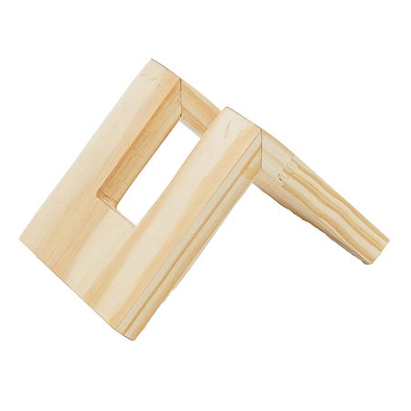 PORTA GUARDANAPOS DE MADEIRA PINUS 15CM X 10CM X 9CM - WOODART