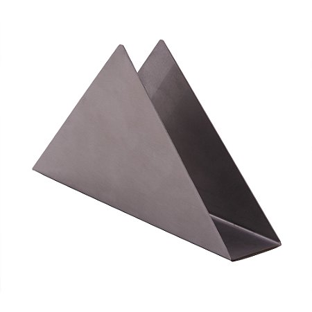 PORTA GUARDANAPOS DE AÇO INOX ESCOVADO 19CM X 9,5CM - WOLFF