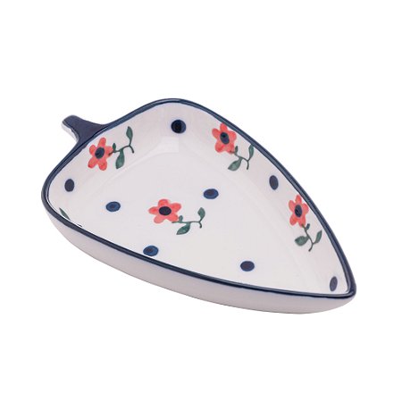 PETISQUEIRA DE CERÂMICA VINTAGE FLORES 15,5CM X 8,5CM X 2,5CMCM - WOLFF