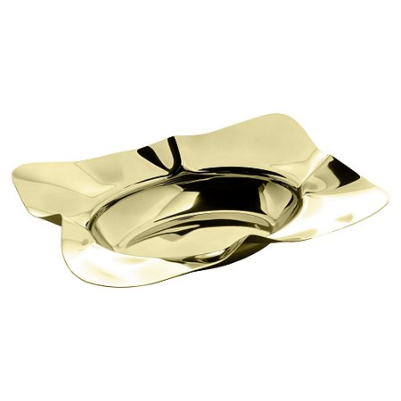PETISQUEIRA DE AÇO INOX BONBON CHAMPANHE 24CM X 18CM X 6,5CM - WOLFF