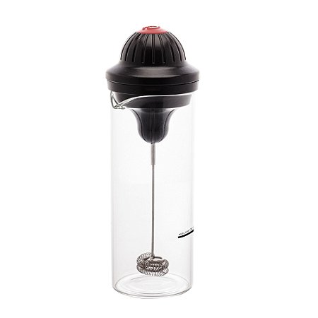 MIXER MULTIUSO COM COPO DE VIDRO BOROSSILICATO PRETO 450ML - WOLFF
